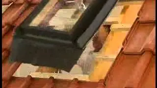 Dachluke, Kaltraumfenster einbauen auf Ziegel