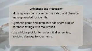 Can Mohs Scale Identify Real Gemstones?