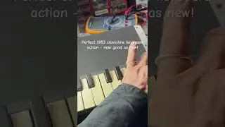 Clavioline Keyboard after repair by Steve