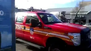 FDNY rescue operations pick up truck