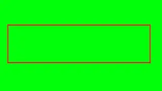 Animated Green Screen Rectangle Effect 4k
