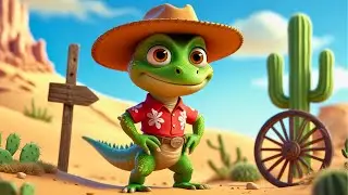 Rango the Lizard Adventure 🦎 | Fun Nursery Rhyme & Learning Song for Kids | DoDo Dang