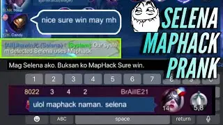 MapHack Selena Prank | SYSTEM DETECTED😂 | Mobile Legends: Bang Bang