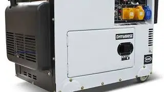 HYUNDAI DHY6000SE 6.5KVA SILENCED DIESEL SITE GENERATOR @ Whittaker Trading Ltd