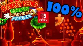 Donkey Kong Country Tropical Freeze 100% Walkthrough 🐵 5-A Beehive Brawl 🐵 Nintendo Switch