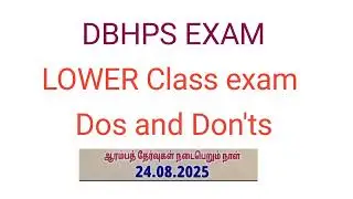 Hindi exam do's and don'ts exam tips dakshin Bharat Hindi prachar Sabha exam tips lower exam tips 