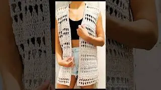 TUTORIAL ✨ CHALECO A CROCHET #crochet #fashion #summer #handmade #boho