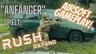Anfänger spielt Rush als Verteidiger!!! Airsoft Gameplay 4K | SWAG Airsoft (Deutsch/German)