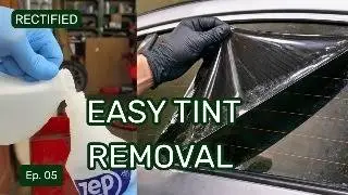 Removing Window Tint Without Damaging Rear Defroster | Passat Rectification Ep.5