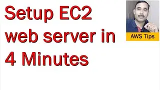 Setup EC2 web server with user data