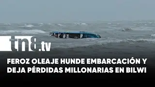 Lancha naufraga en Bilwi: la incre&iacute;ble respuesta de la comunidad