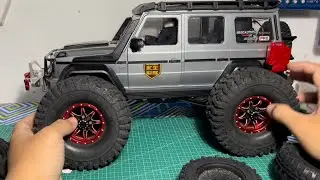 Ganti Ban RC Goodlife Tarantula 90mm Velg Beadlock 1.9 inch full metal || MN86KS MN128, Bukan SCX,