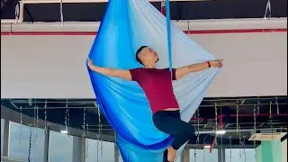 Aerial Yoga Art - High Thigh Wrap Sequence