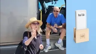 Playing Eamon and Bec's Real Talk Card Game with TRUCKERS in Idaho.