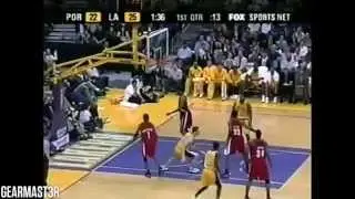 Kobe Bryant - 40 pts, 5 stls vs Trailblazers Full Highlights (2003.02.21)