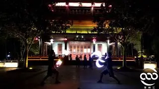 LED BUUGENG and LED poi Visual Poi costar 武幻弯刀