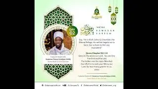 DAY 2 Fadeelat Sheikh Dr. Sulaiman Faruq-Onikijipa (Al-Miskeenbillah) 2026 Ramadan Tafsir - 1447AH