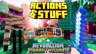 REVOLUTION VIBRANT VISUALS (realistic) + ACTIONS AND STUFF + LA NATURE in Minecraft Bedrock!