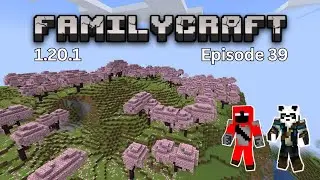DoubleK Plays Minecraft - FamilyCraft SMP - Episode #39 - Father and Son Gaming - Cherry Blossoms