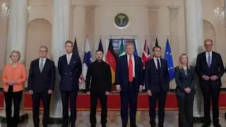 Rare Display of Transatlantic Unity: President Trump and European Leaders Meet with Zelenskyy