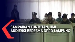 Sampaikan Tuntutan, HMI Audiensi Bersama DPRD Lampung