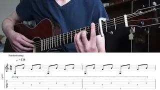[Tab] Moon Hunters OST - Guilty Moon. Acoustic guitar