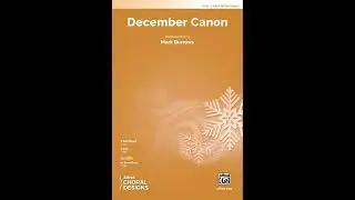 December Canon (2-Part), by Mark Burrows &ndash; Score & Sound