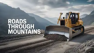 Extreme Mountain Road Construction &ndash; JCB, Bulldozer & Dump Truck in Action |🚧🏔️#digitalzone09 