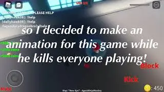 Kicking Simulator hacker ANIMATION (ROBLOX)