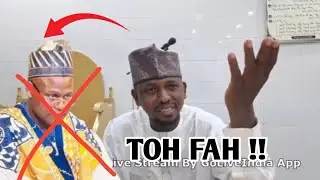 Masussuka yana son a yarda da fassarar shi, amma Kar a yadda da na manzon Allah