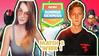 MATCH 2 FAZE TFUE + KITTYPLAYS - FORTNITE SUMMER SKIRMISH $250,000 TOURNAMENT