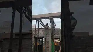 Roof shuttering work  #mokidesign #roofshuttering #constructionwork  #qualityconstruction