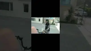 İlk videyomuz k&uuml;&ccedil;&uuml;k frensiz bisiklet elektrikli bisiklet ve Bianchi ile merdivenden indim!😀😀