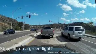 Ignoring road signs on Poway Road
