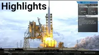 CRS-11 SpaceX Launch Highlights