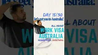 Day 15/30: Which work visa is for you for Australia 2025?  #visa #studyinaustralia