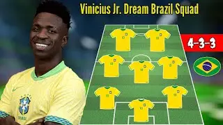 Vinicius J&uacute;nior Dream Brazil Squad For 2025-26 World Cup Season With Carlo Ancelotti