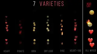 Instagram Live Stream Quick Reactions - Icon Style 2 Apple