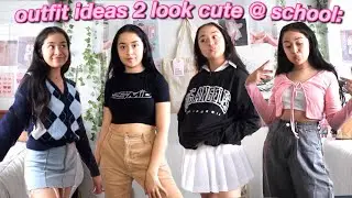 AESTHETIC OUTFIT IDEAS FOR BACK TO SCHOOL *dress code friendly*