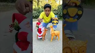 Dui Ta Deer And Rc Santa Claus Sleigh And Reindeer Gift 🎁