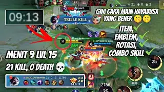 TUTORIAL HAYABUSA TERBARU 2025 ~ HAYABUSA PERFECT GAMEPLAY ~ MOBILE LEGENDS