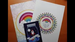 Adult Colouring Book Flip Through and Colour - by Charlie's Hand Volumes 3 & 4