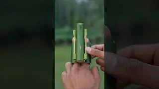 Bamboo Creations with Mini Bow #bamboo #bambooart #Diy #Slingshots