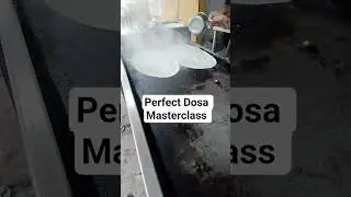How to make perfect Plain Dosa South Indian Style Masterclass Street side Chef #streetfood #dosa