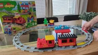 LEGO DUPLO 10874 Steam Train Unboxing, Build, & ASMR Experience