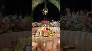 Colorful indoor wedding decor ideas
