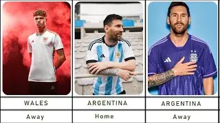 Comparison: All 32 football kits at the 2022 FIFA World Cup in Qatar