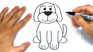 C&oacute;mo dibujar un Perro Paso a Paso | Dibujos de animales