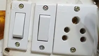 Electric board wiring||2 switch 1 socket ka connection Ghar baithe sikhe