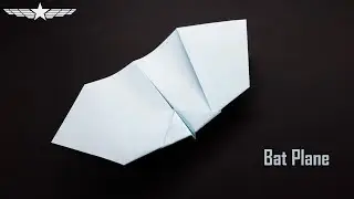 Fun Origami Project - Make a Flapping Bat Plane